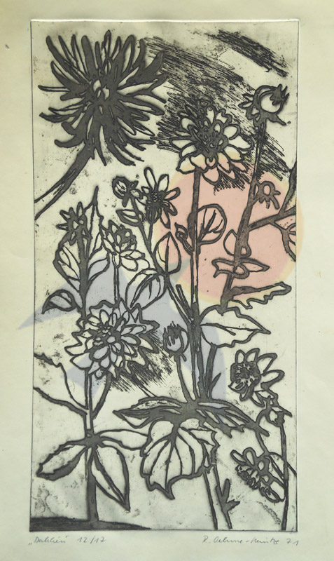 2. Radierung  ,,Dalien,, 1971, 45,3x23,8 cm (56,5x31,6).jpg